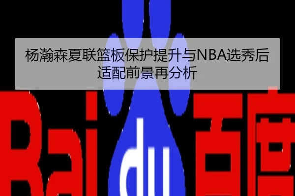 杨瀚森夏联篮板保护提升与NBA选秀后适配前景再分析